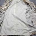 Worthington Vintage Women Shirt Size 18 Tan Preppy Floral Button Up V-Neck USA Photo 7