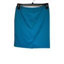 Trina Turk  Womens Turquoise Mini Pencil Skirt Lined Size 2 Photo 5