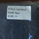 Line and Dot  Navy Blue Seymour Sequin Maxi Cocktail Dress Maxi LD3395 S New Photo 12