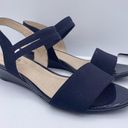 Life Stride wedge sandals navy blue women Size 7 1/2M Photo 2