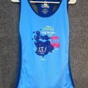 Run Disney Princess Half Marathon Snow White Athletic Tank Top Size Large Blue Photo 0