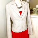 BCBGMAXAZRIA  Gray Wool Ruffle Blazer Suit Jacket Small Photo 1