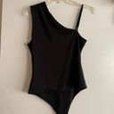 Revolve H:ours asymmetric black bodysuit Photo 11