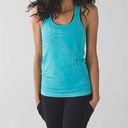 Lululemon  Swiftly Tech Racerback Heathered Peacock Sz 2 Photo 0