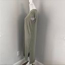 Jessica Simpson  Green Cap Sleeve Hi Low Side Slit Midi Dress Large Photo 2