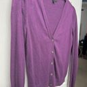 Banana Republic  Silk Cashmere Cardigan Sweater in Purple - Size Small Photo 1