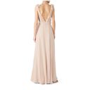 Reformation  Champagne Cream Peppermint Ruffle Wrap Maxi Dress Photo 3