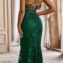 Giffniseti Butterfly Appliques Lace Up Guipure Lace Maxi Cami Formal Dress Sz S Photo 7