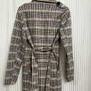 Solitaire Plaid trench coat Photo 1