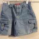 Gloria Vanderbilt  Vintage Y2K Cargo Jeans Shorts Womens Size 4 Photo 0