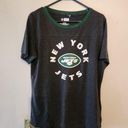 NFL New York Jets  Woman's Gray  T-Shirt Logo T-Shirt Size x large Photo 0