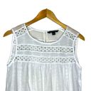 Zac and Rachel  white crew crochet lace sleeveless tank blouse Photo 2