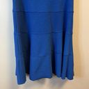 Rebecca Taylor  Dress Short Sleeve Diamond Texture Dress in Royal Blue Sz 2 GUC Photo 3