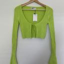 Mistress Rocks Tenderness Lime Ribbed Knit Top Photo 5