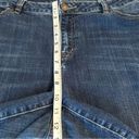 Lane Bryant  Girlfriend Crop Jeans Women's Plus Size 18 Mid Rise Blue Raw Hem Photo 12