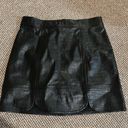 Black leather skirt Photo 0