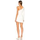 NBD  Tobias Mini Dress in Ivory White Cutout One Sleeve Asymmetrical Size XS Photo 2