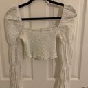 Princess Polly White Puff Sleeve Top Photo 1