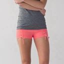 Lululemon  Neon Peach Biker Shorts Photo 1