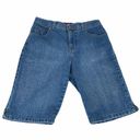 Gloria Vanderbilt  Bermuda Jean Shorts, Blue, 8 Photo 5