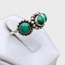 Sterling Silver Handmade Genuine Malachite Ring - Sz 5 Photo 1