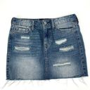 Aeropostale  Medium Wash Denim Mini Skirt Photo 1