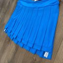 Lucky in Love  Playing in Paradise Hi Low Pleated Skirt Aegean Blue Size Large Photo 2