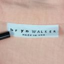 Bryn Walker  Womens Top Size M Peach Linen Button Up Asymmetric Oversized Tunic Photo 1