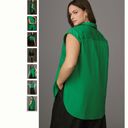 Maeve Anthropologie Green The Bennet Buttondown Shirt by : Muscle Tank Edition Photo 2