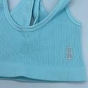 Free People NEW Set!  Movement XS/S Happiness Runs Scoop Neck Sport Bra Aqua Blue Photo 4