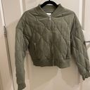 Abercrombie & Fitch Quilted Bomber Jacket Photo 6