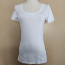 Forever 21 White S/S Athletic Top, Women's Small Photo 5