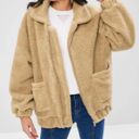 Zaful Fluffy Zip Up Winter Teddy Coat Photo 0