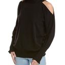 NWT Marella Indira Cold Shoulder‎ Black Turtleneck Sweater Size XL Photo 2