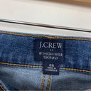 J.Crew  10” Highest Rise Button Fly Skinny Jeans Vintage Cape Wash Size 26 Photo 2