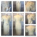 Leslie Fay  Vintage lace 70's dress with balloon sleeves and lots of details. Photo 2