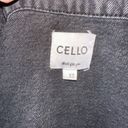 Cello  distressed rose embroidered XS basic denim jacket Photo 3