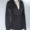 BCBGMAXAZRIA Vintage Y2K Max Azaria BCBG Alpaca Mohair Ash Gray Cardigan Copper Flecks Photo 1