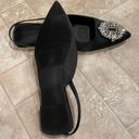 Open Edit Kendall Ornament Pointed Toe Slingback Flat NWT Photo 3