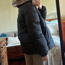 Oversized Puffer Coat Black Photo 1