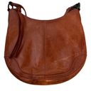 Frye  Melissa Small Scooped Hobo Bag in Burnt Orange Photo 3