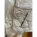 Abercrombie & Fitch  Size Small Soft A&F Ivory Cream Sherpa Quilted Zip Up Vest Photo 6