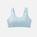 Brooks NWT  Run Bra Drive convertible 36C Ice blue vivid teal Sports Bra Photo 3