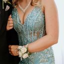 Prom Dress Blue Size 2 Photo 2