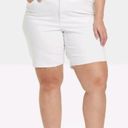 Ava & Viv New 20W- Bermuda- Women's Plus Size High-Rise Jean Shorts - - W… Photo 1