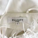 Elliatt  Harley Dress in Ivory with Feathers Size Small Photo 10