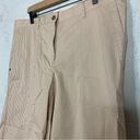 Lafayette 148  Wide Leg Pine Strip Crop Capri Pants Size 14 Photo 3