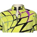 Polo Jamie Sadock Golf Top Size Small Neon Lime Green Black  Tennis Pickleball Photo 2