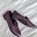 Rag and Bone Dina leather penny loafers in burgundy Bordeaux color  Photo 5