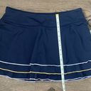 FILA  Backspin Flounce Tiered Mini Tennis Skort - Size XL - Navy - NWT Photo 6